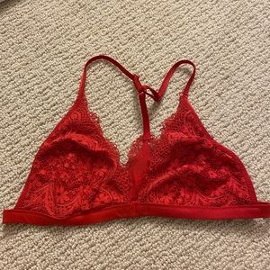 Red bralette